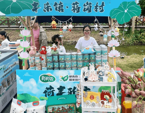 荷香四溢時(shí)，青春助農(nóng)忙 ——合肥大學(xué)城市建設(shè)與交通學(xué)院“三下鄉(xiāng)”助力肥西豐樂荷花節(jié)